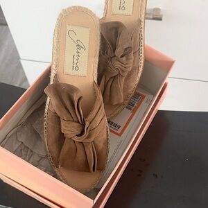Bruno Brown Espadrille Sandals for Women